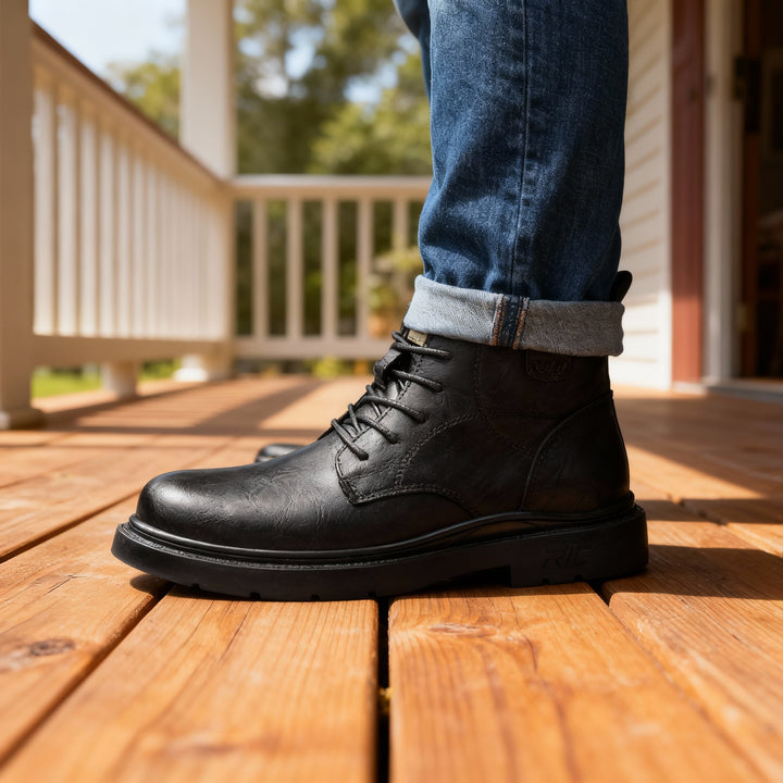 Bronco Leather Chukka Boots