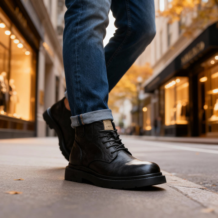 Bronco Leather Chukka Boots