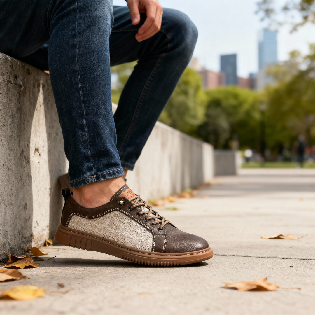 Richmond Grid Sneakers