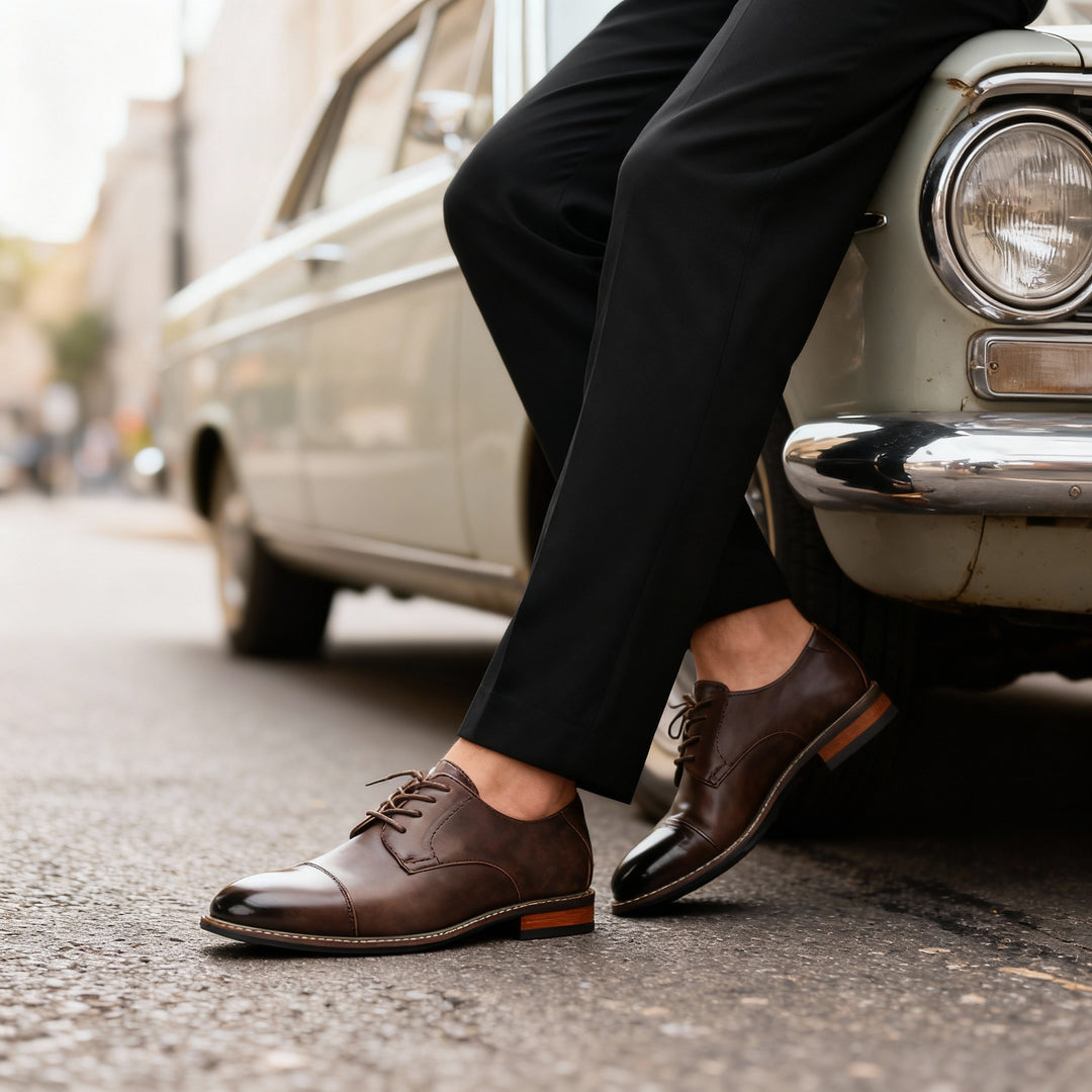 Marcus Westcott Cap-Toe Oxfords