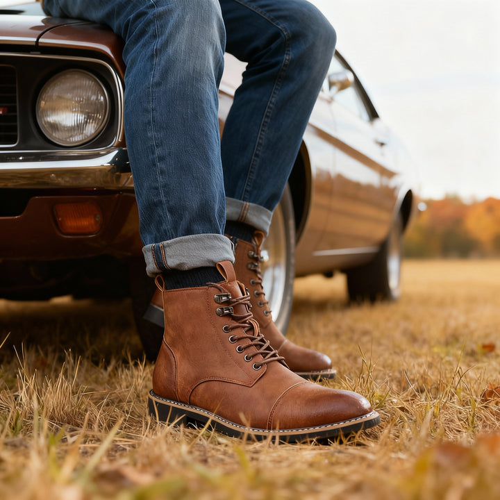 Camino Cap-Toe Boots