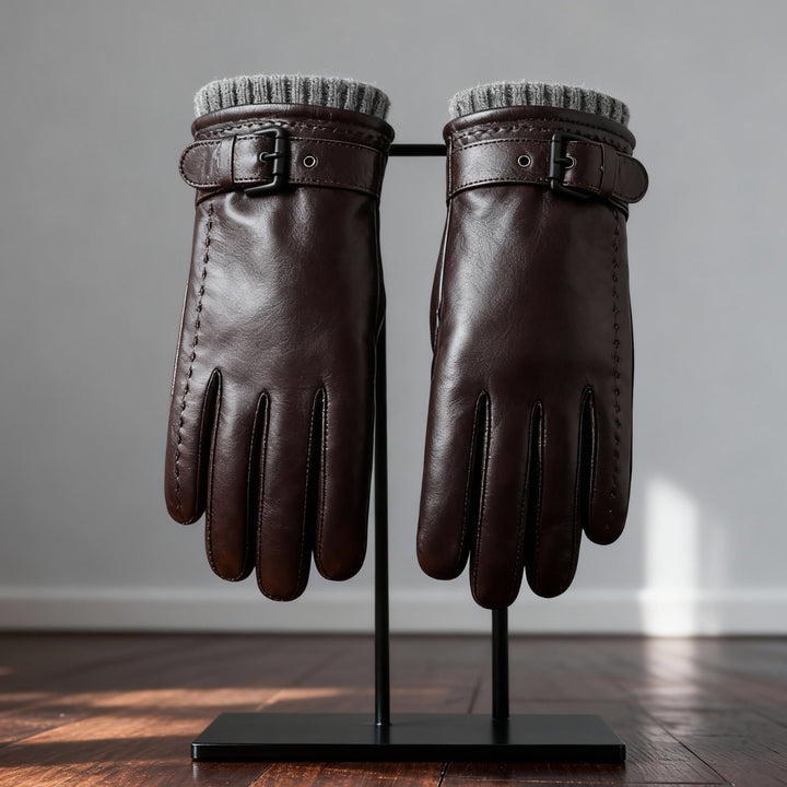 Mustang Sheepskin Buckle Gloves