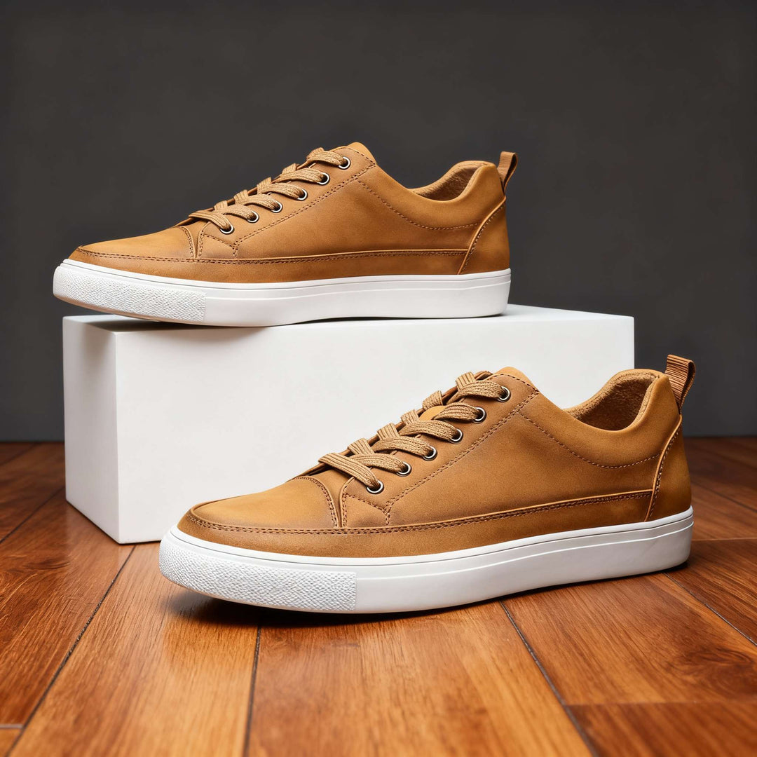 Charles Ray Leather Sneakers