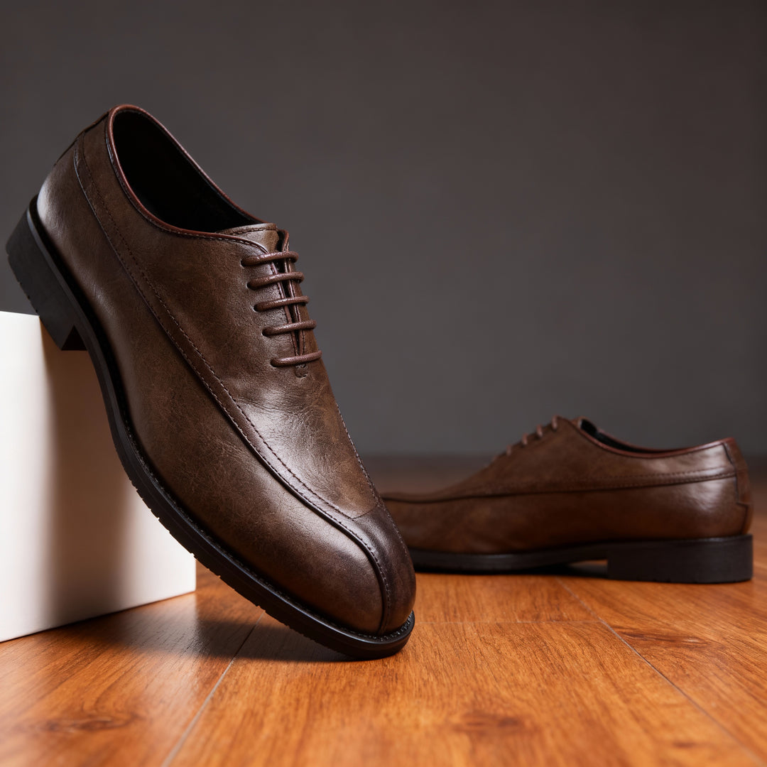 Goldman Apron-Toe Oxfords