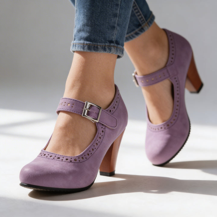 Stella Brogue Buckle Loafers