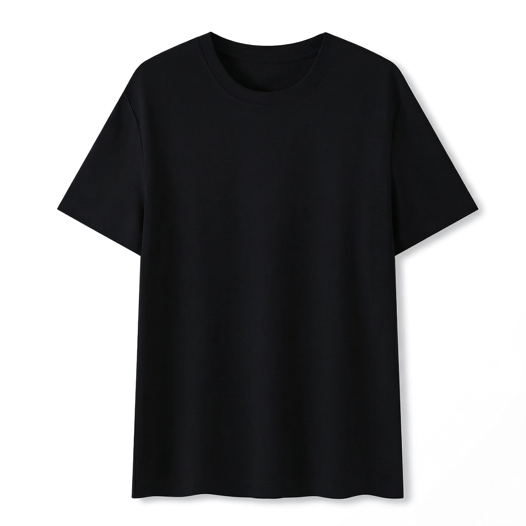 Gabriel Cotton T-Shirt  - Color:Deep Black;Size:S