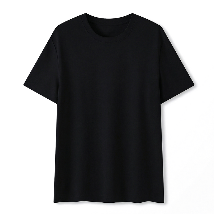Gabriel Cotton T-Shirt  - Color:Deep Black;Size:S