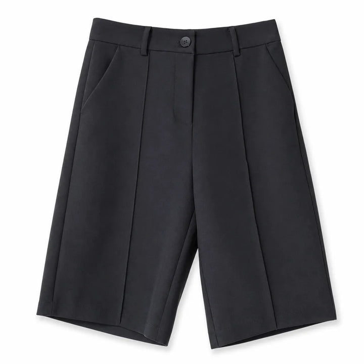 Gabriela High Waist Tailored Shorts - Color:Black;Size:XS