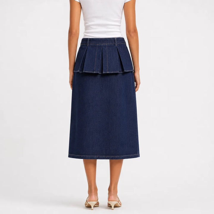 Women's Blue Milo High Waist Denim Skirt