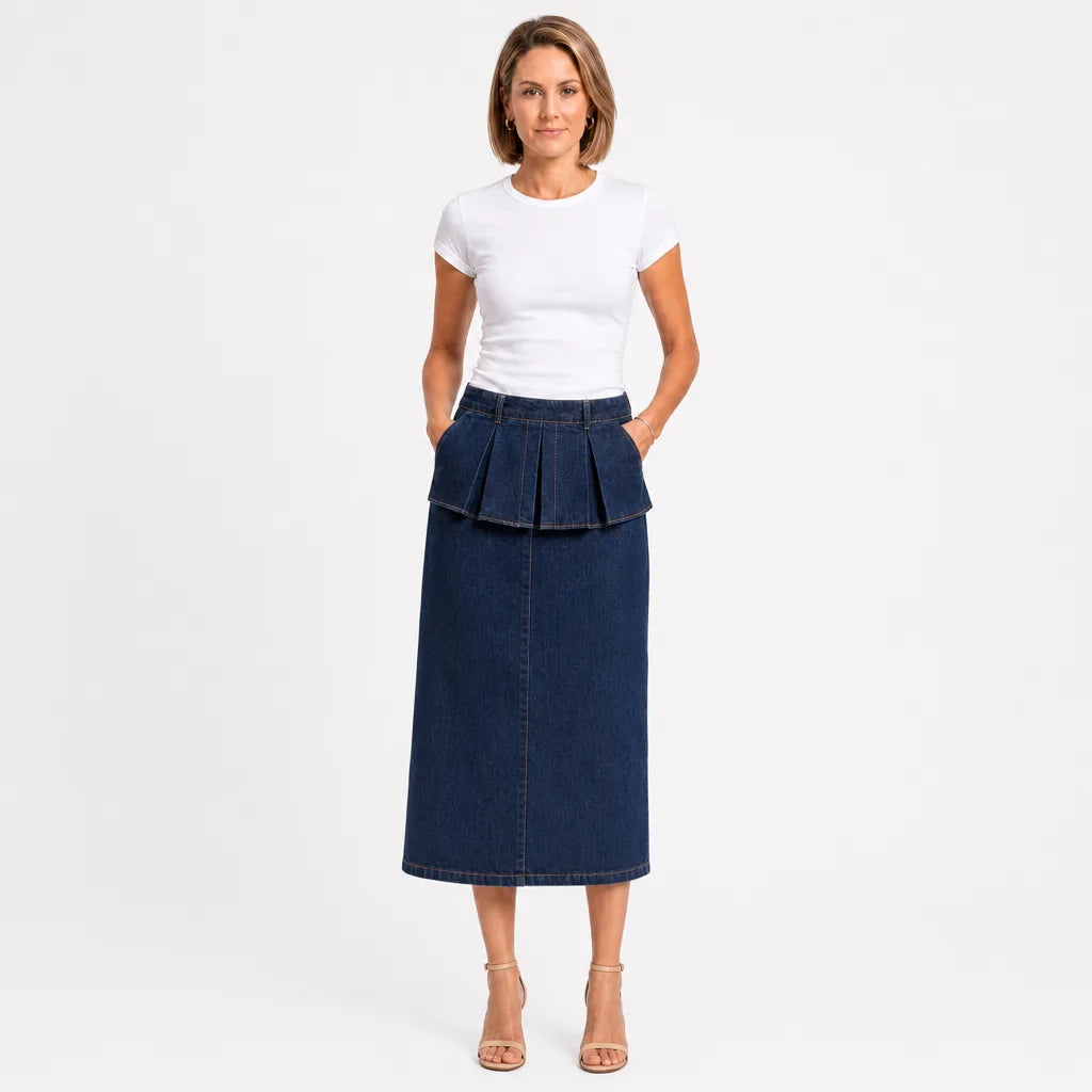 Women's Milo High Waist Denim Skirt