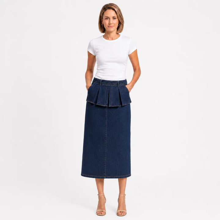 Women's Milo High Waist Denim Skirt
