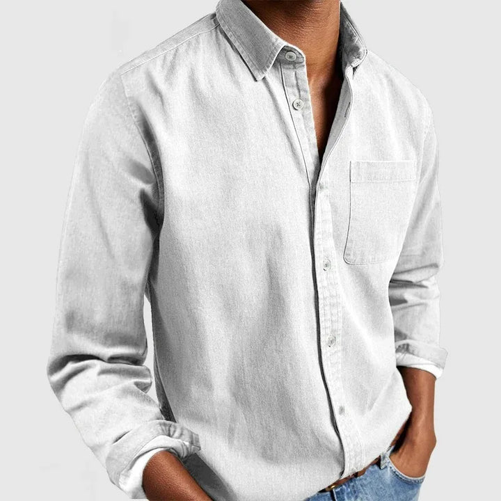 Gentry | Men's Premium Fit Casual Shirt - Color:White;Size:XS