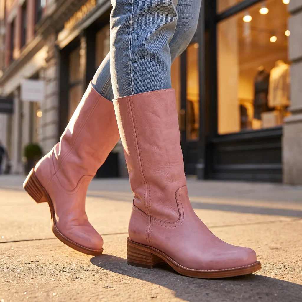 Men's Pink Townsend Tall Cowboy Boots