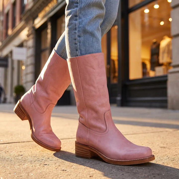 Men's Pink Townsend Tall Cowboy Boots