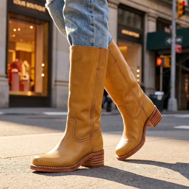 Men's Yellow Townsend Tall Cowboy Boots
