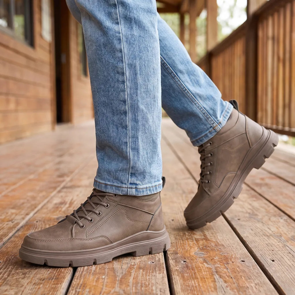 Women's Gray Giselle  Work Boots