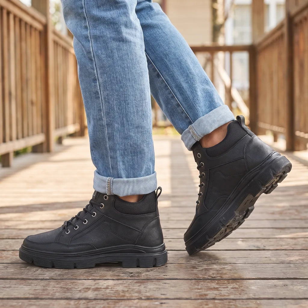 Women's Black Giselle  Work Boots