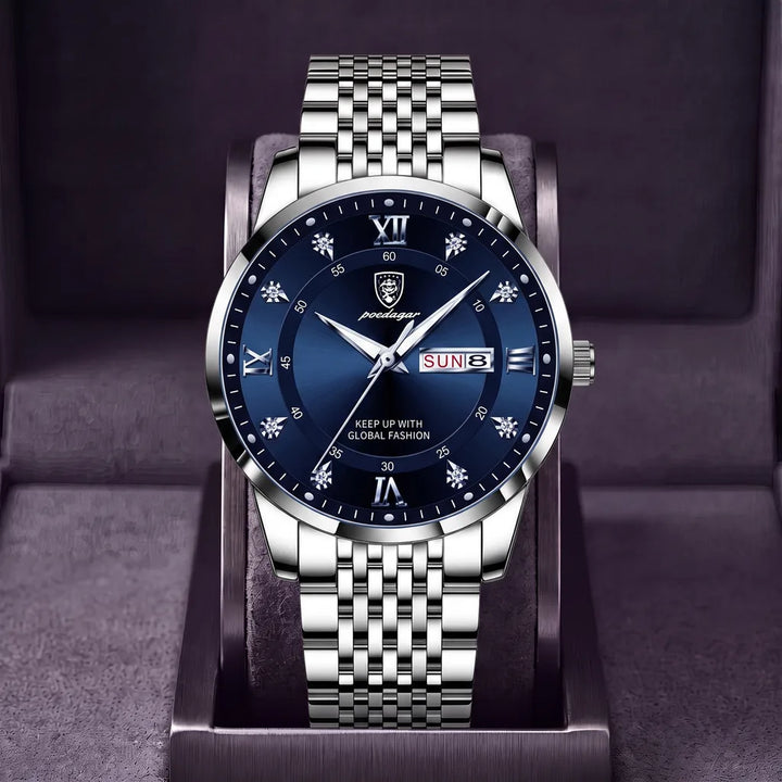 Men's Blue Isabella Luminous Quartz Watch