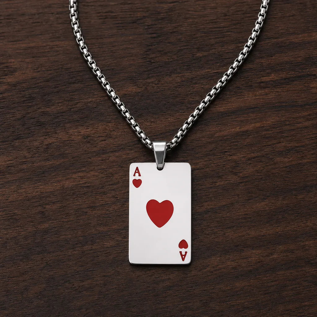 Men's Gray Gillespie Ace Pendant Necklace