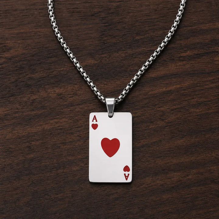 Men's Gray Gillespie Ace Pendant Necklace