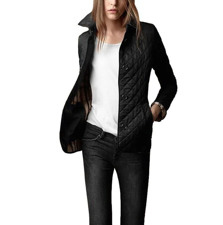 Gilmore | Women's Refined Silk Jacket - Black