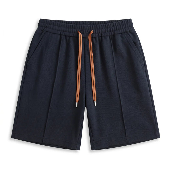 Glenn Pleated Shorts - Color:Black;Size:M