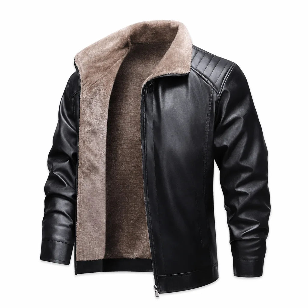 Godwin Lined Zip Jacket  - Color:Black;Size:S