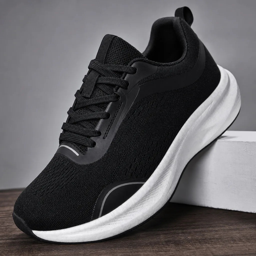 Men's Black Graham Wide-Fit Carbon Runners