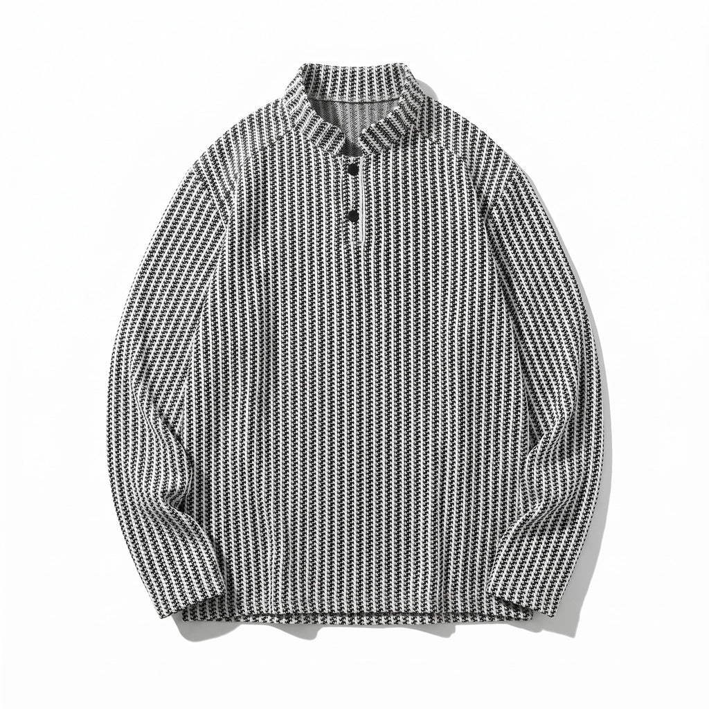 Jac Henley Sweatshirt - Color:Gray;Size:S