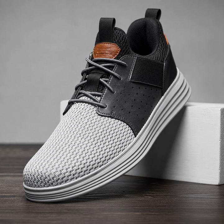 Gray Leary Lightweight Mesh Loafers 1