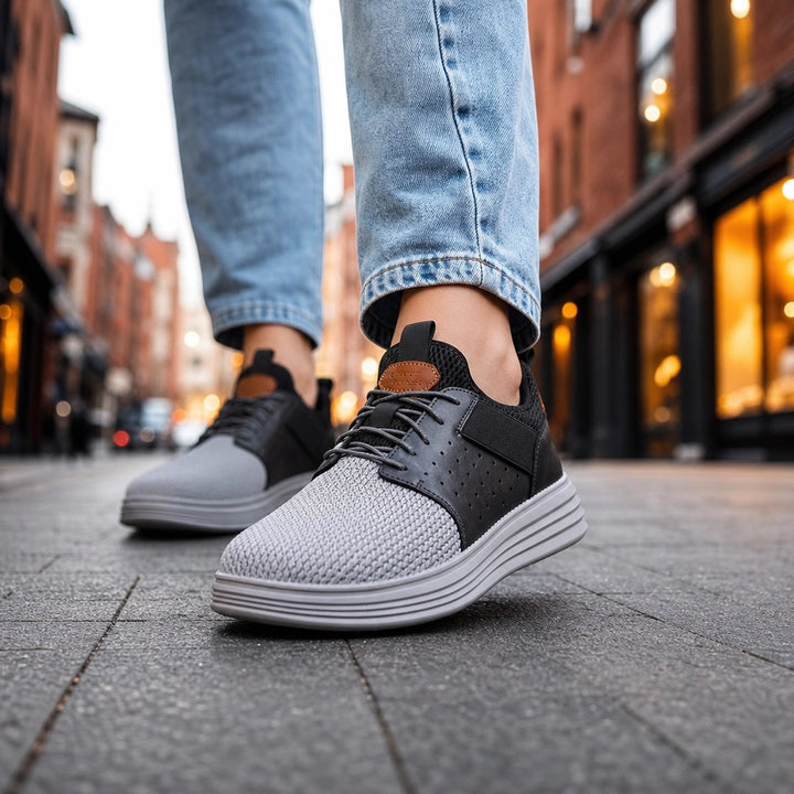 Gray Leary Lightweight Mesh Loafers 3