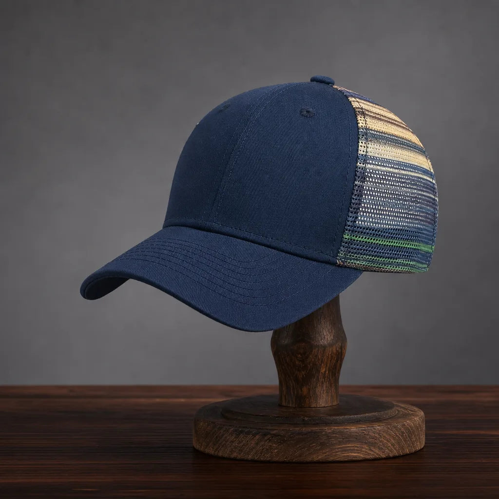 Grayson Mesh Cap - Color:Blue;Size:Adjustable (56-58 cm)