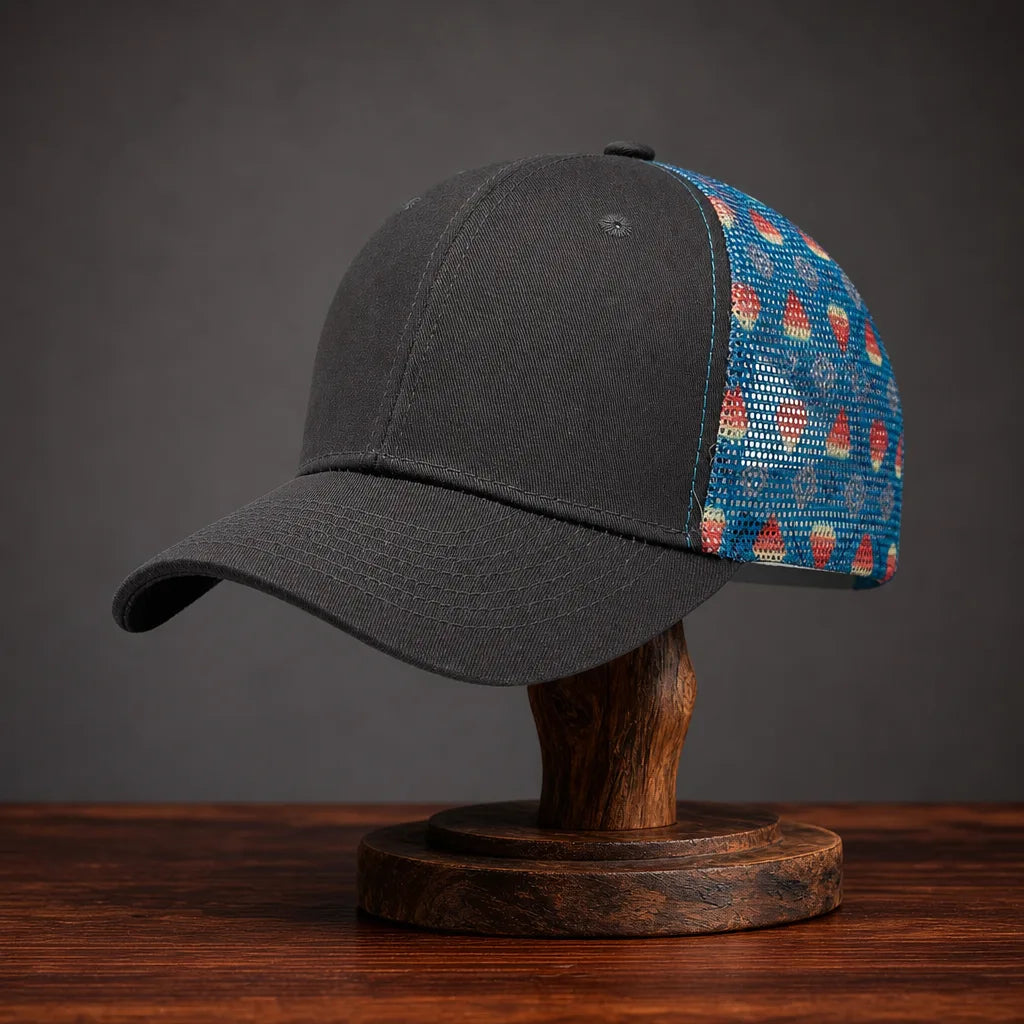 Grayson Mesh Cap - Color:Gray;Size:Adjustable (56-58 cm)