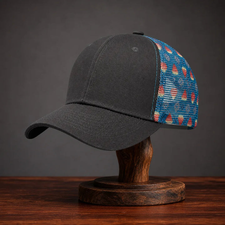 Grayson Mesh Cap - Color:Gray;Size:Adjustable (56-58 cm)