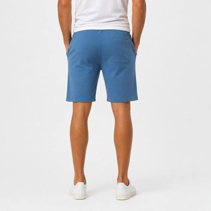 Men's Blue Bennett Cotton Straight Shorts