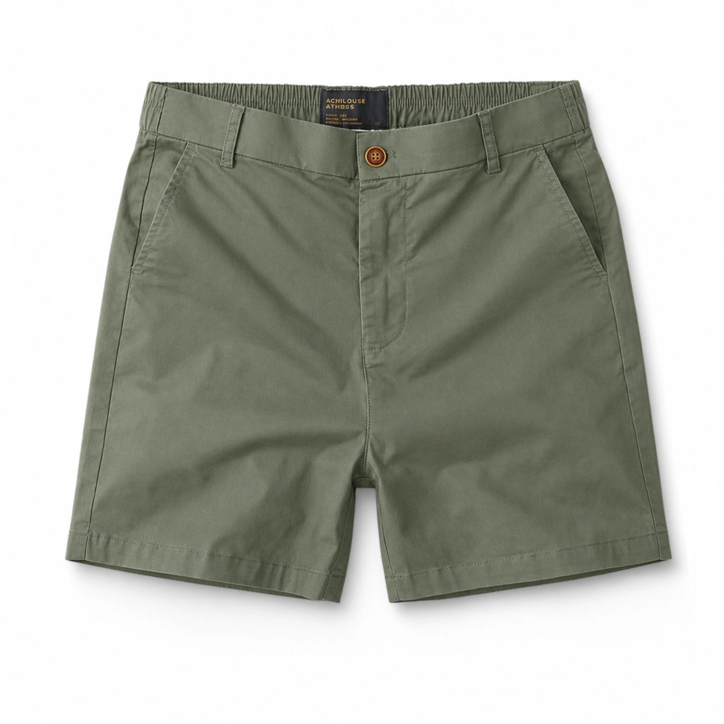 Noah Straight Shorts - Color:Green;Size:28