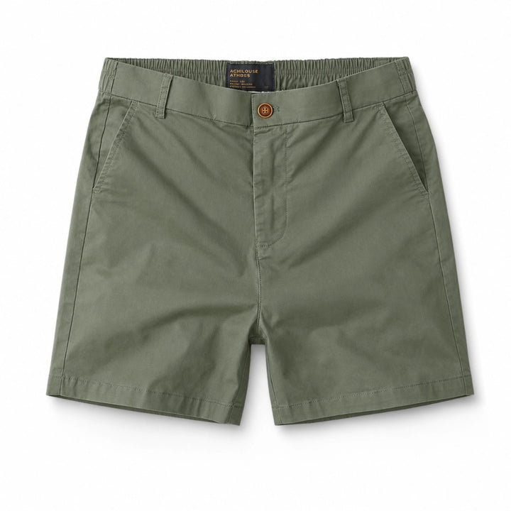 Noah Straight Shorts - Color:Green;Size:28