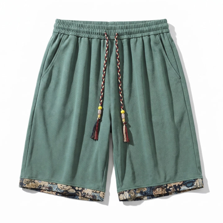 Dillon Fleece Shorts - Color:Green;Size:S
