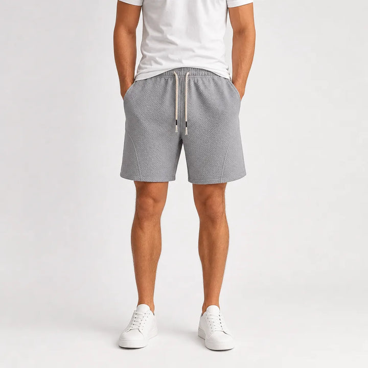 Men's Gray Bellamy Loose Drawstring Shorts