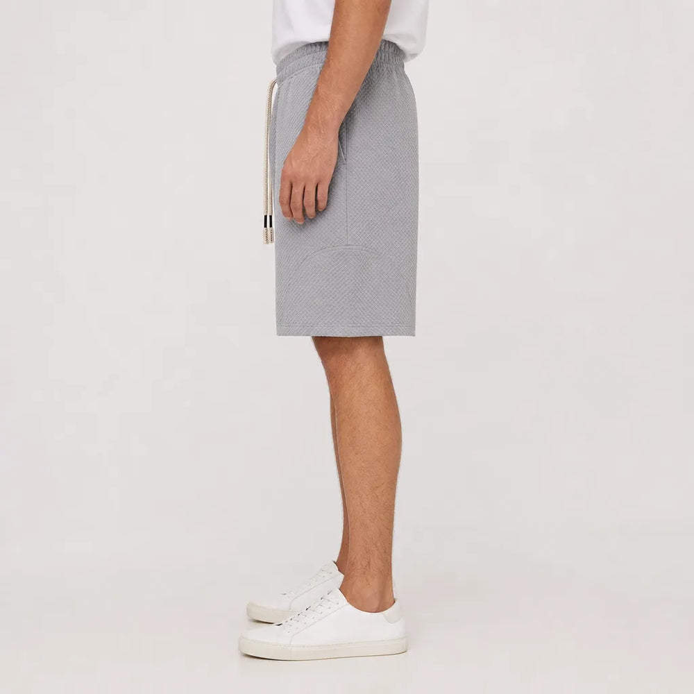 Men's Gray Bellamy Loose Drawstring Shorts
