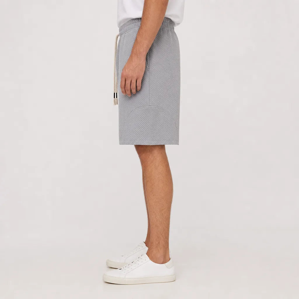 Men's Gray Bellamy Loose Drawstring Shorts