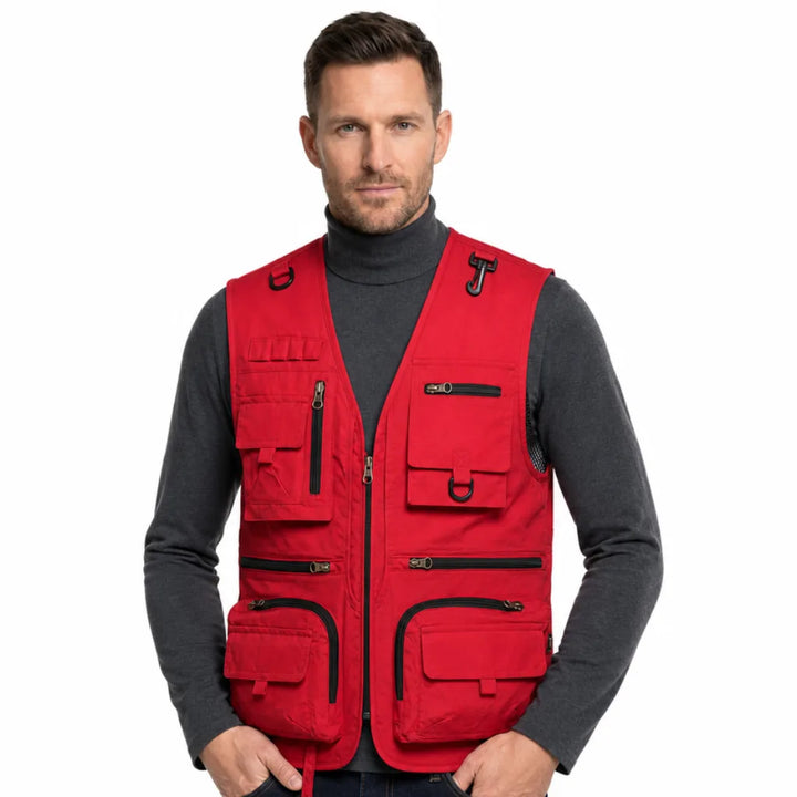 Men's Halston Mesh Utility Vest