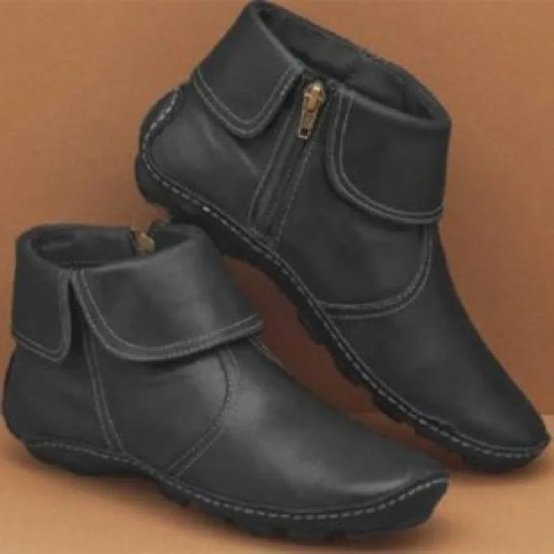 Hale | Women's Orthopedic Waterproof Boots - Color:Black;Size:35