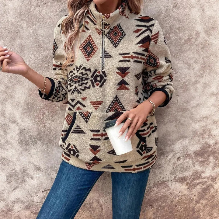 Women's Hana | Women's Western Quarter-Zip Sweater