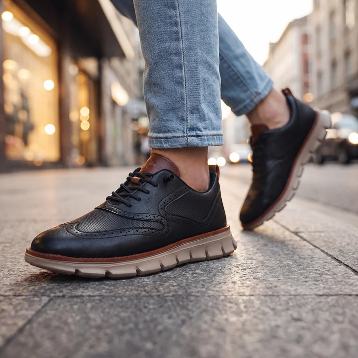 Men's Black Hancock Breathable Sneakers