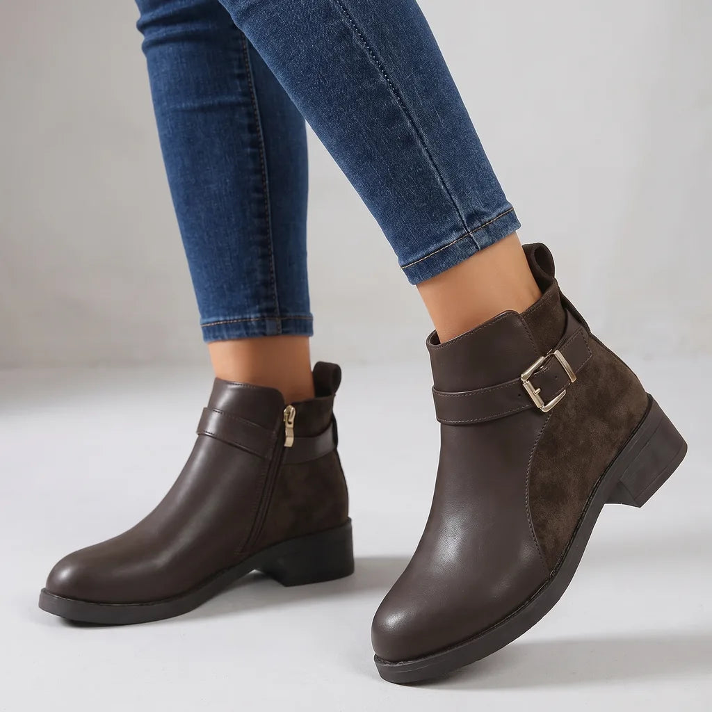 Women's Hannah | Women's Western Buckle Ankle Boots