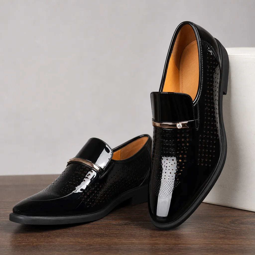 Men's Hargrove Perforated Slip On Sandals