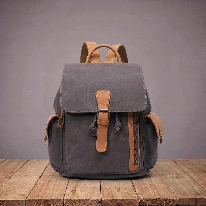 Harlan | mens laptop travel waterproof backpack - Color:Gray