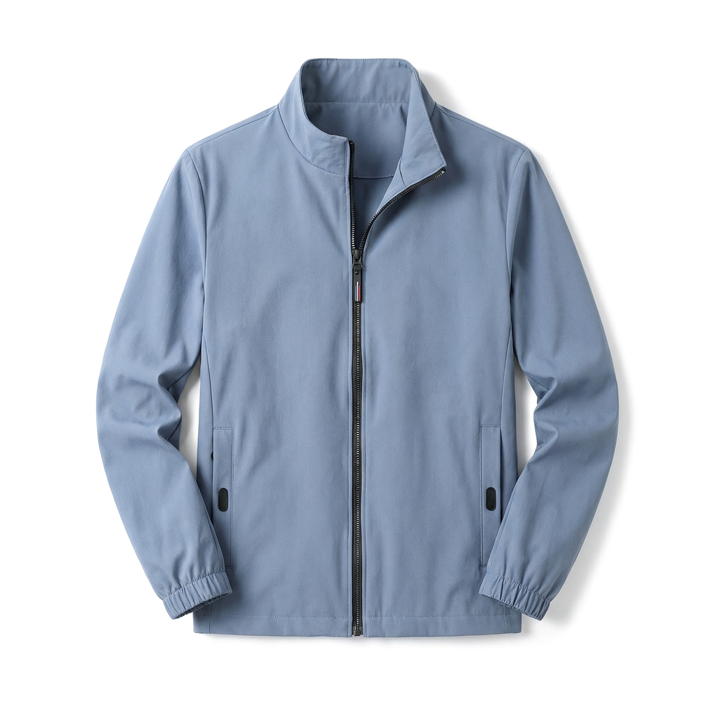 Harrison Angora Blend Jacket - Color:Light Blue;Size:S