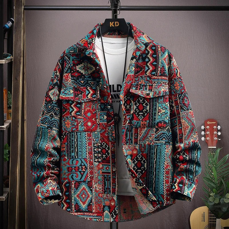 Men's Multicolor Hawkins | Men's Western Lapel Jacket